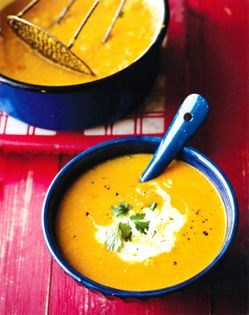 Ital carrot and sweet potato soup