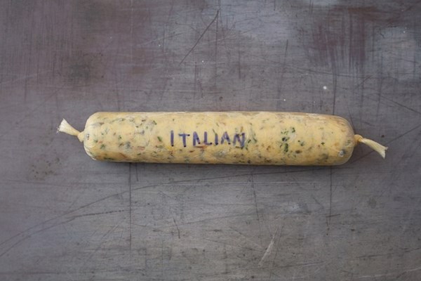 Italian anchovy, pine nut and olive butter