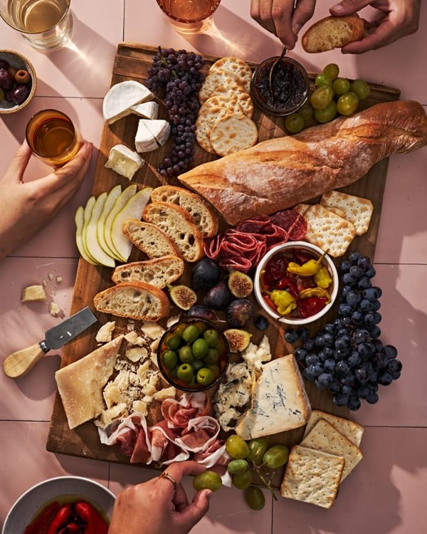 Italian antipasto platter 