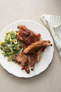 Italian baby back ribs