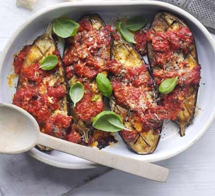 Italian baked aubergines