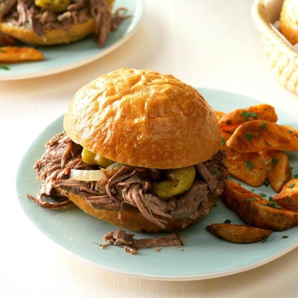 Italian beef sandwiches