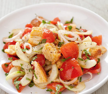 Italian bread salad (Panzanella)