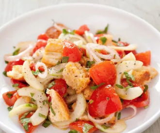 Italian bread salad (Panzanella)