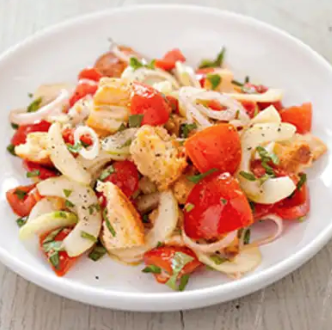 Italian bread salad (Panzanella)