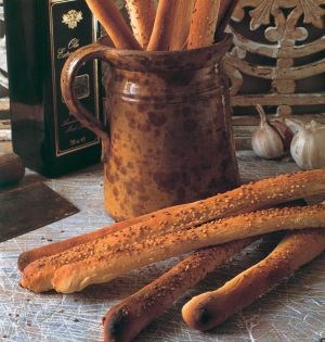 Italian bread sticks (Grissini)
