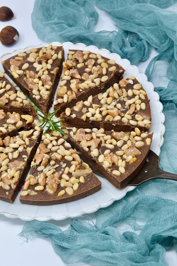 Italian chestnut cake (Castagnaccio)
