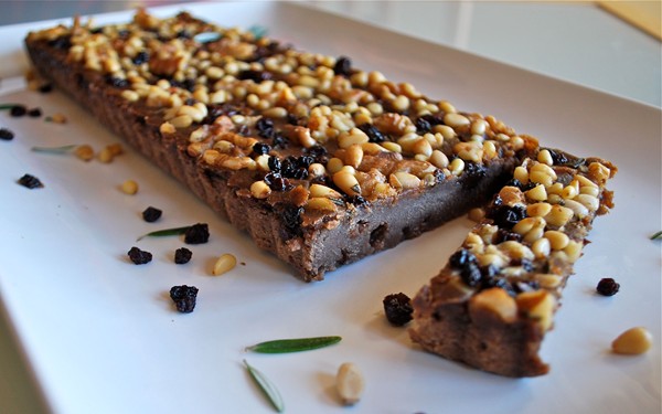Italian chestnut cake (Castagnaccio) 