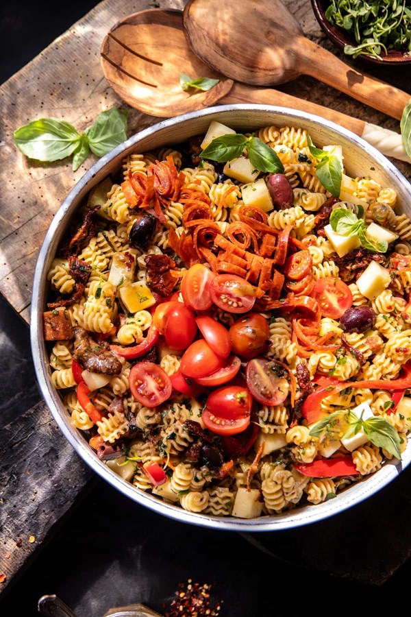 Italian chop pasta salad