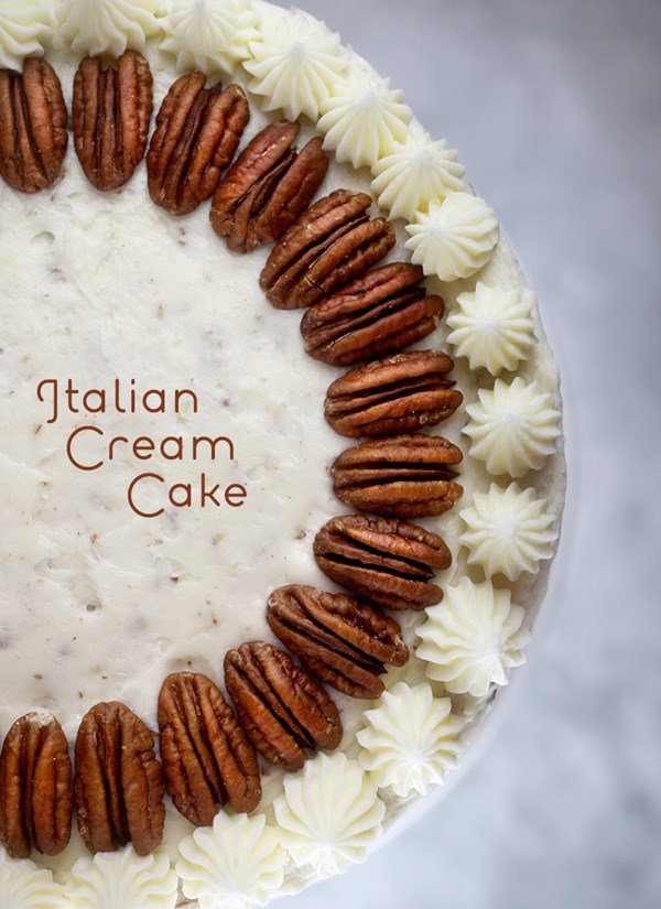 Italian cream cake