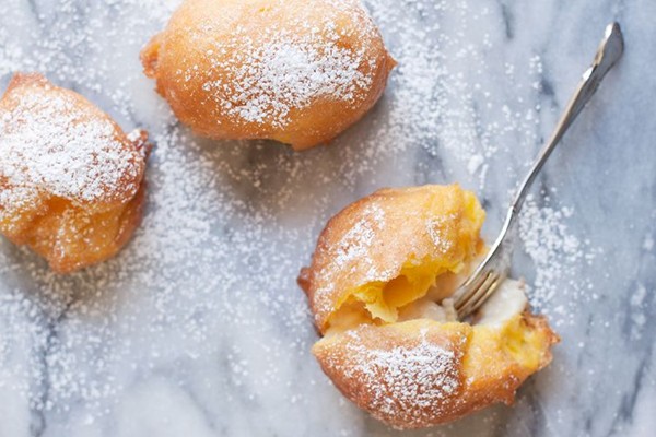 Italian cream puffs (Bignè di San Giuseppe)
