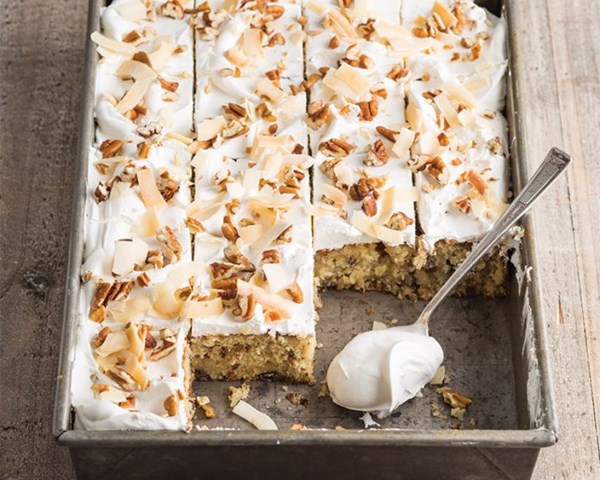 Italian cream sheet cake