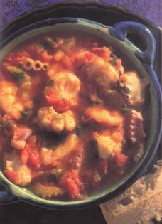 Italian fish stew (Burrida)