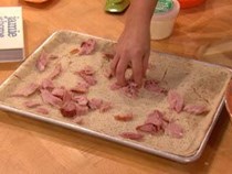 Italian ham and spinach tart