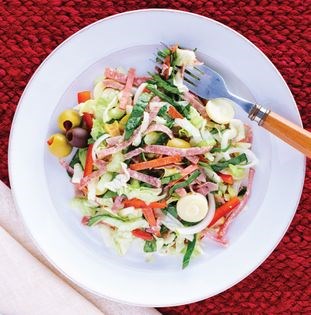 Italian hoagie salad