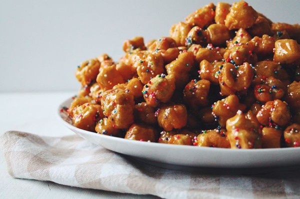  Italian honey ball cookies (Struffoli)