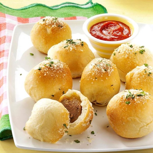 Italian meatball buns