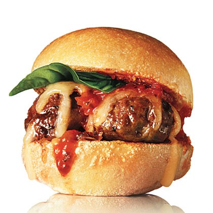 Italian meatball sliders