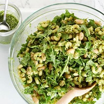 Italian pesto pasta salad
