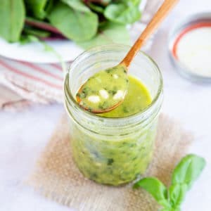 Italian pesto salad dressing