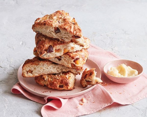 Italian plum-and-Parmesan scones