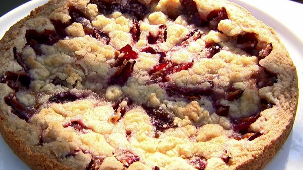 Italian plum tart