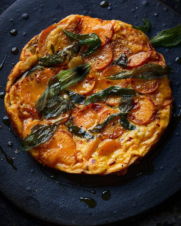 Italian pumpkin and sage frittata 