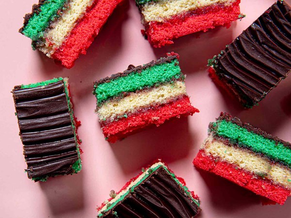 Italian rainbow cookies