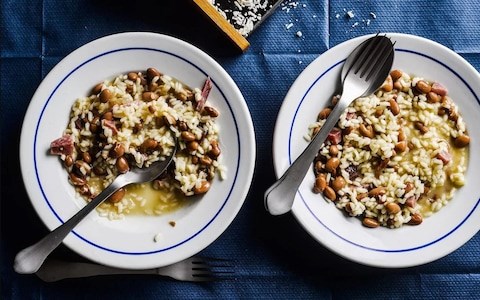 Italian rice and beans (La panissa)