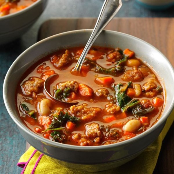 Italian sausage & kale soup