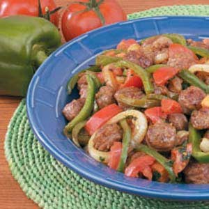Italian sausage and peppers 