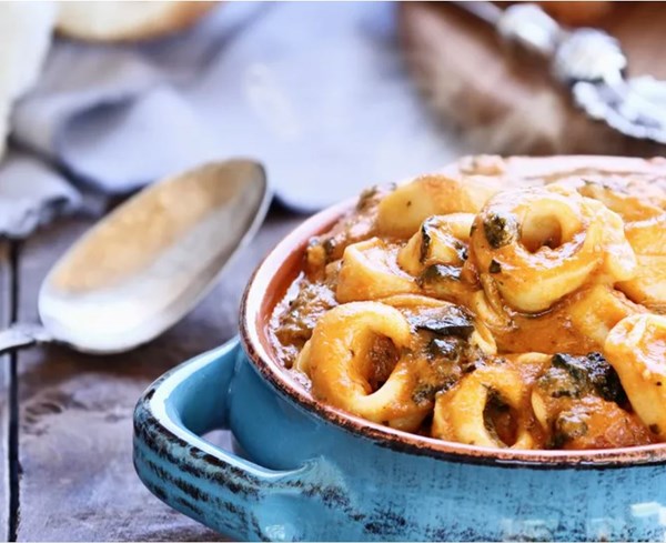 Italian sausage and tortellini soup