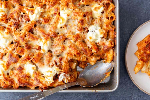 Italian sausage pasta bake