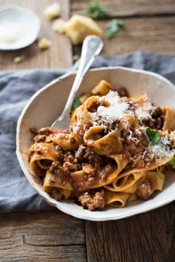 Italian sausage ragu sauce