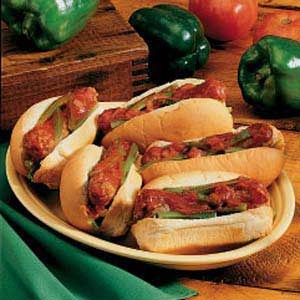 Italian sausage sandwiches 