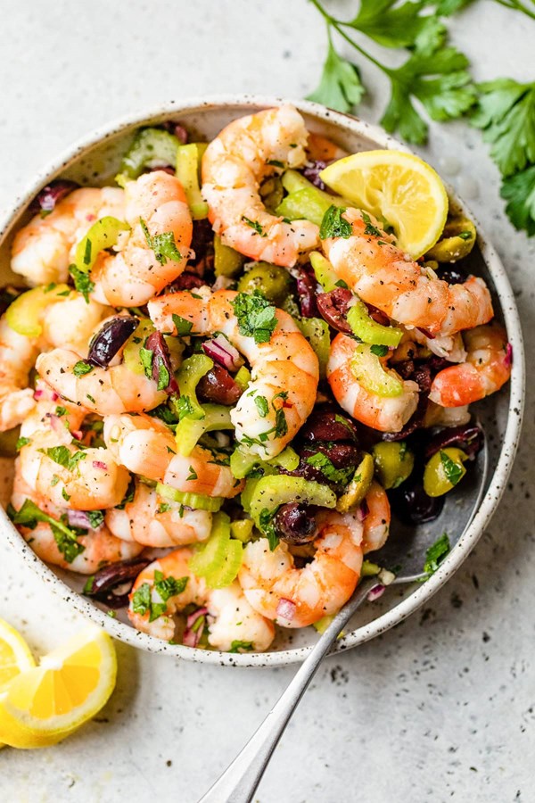Italian shrimp salad