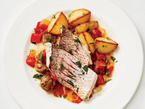 Italian snapper and sausage