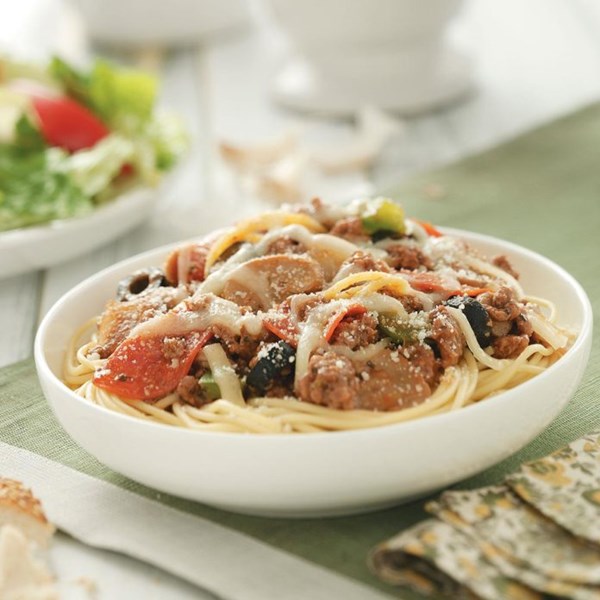 Italian spaghetti bake