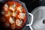 Italian stuffed cabbage (Mondeghini al sugo)