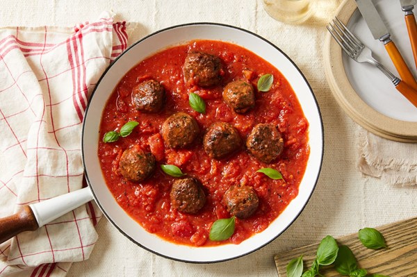 Italian-style meatballs with Impossible™ Burger