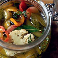 Italian-style pickled vegetables