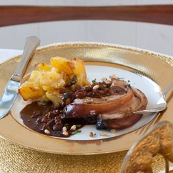 Italian sweet and sour pork (Maiale in agrodolce)