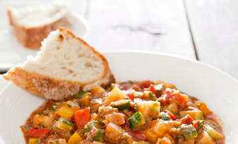 Italian vegetable stew (Ciambotta)