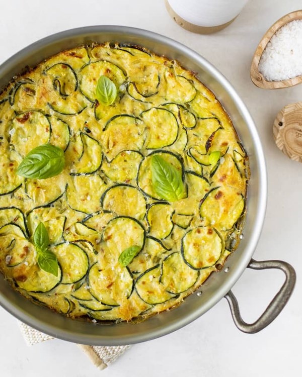 Italian zucchini tart (Scarpaccia)
