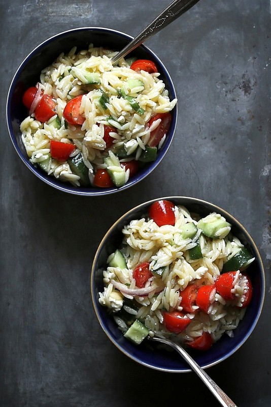 It’s not summer yet Greek pasta salad