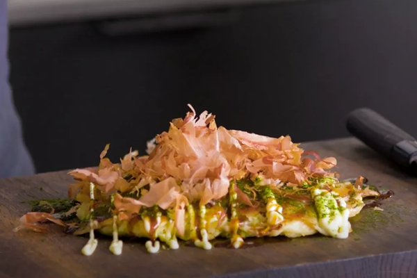 Ivan Orkin's savory pancakes (Okonomiyaki)