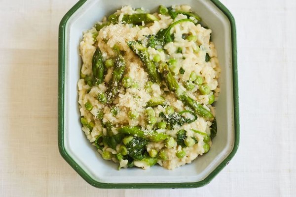 Ivy Manning's Instant Pot risotto primavera 