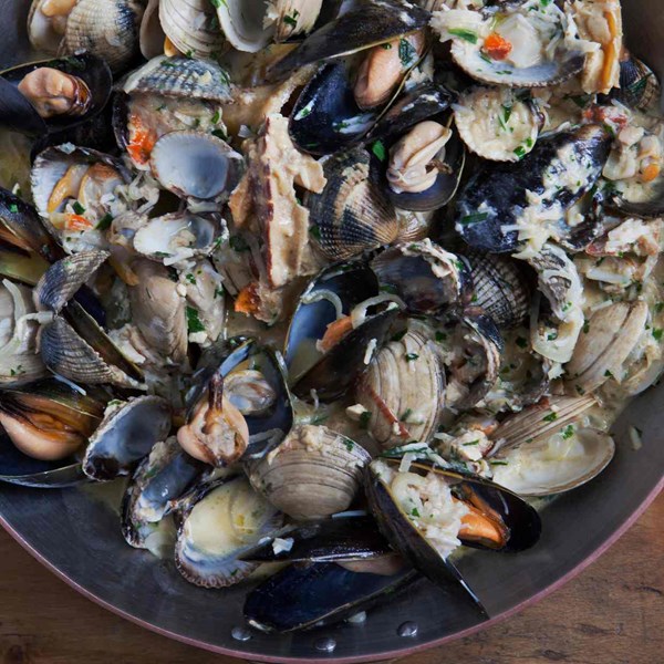 J Sheekey steamed shellfish, by Tim Hughes