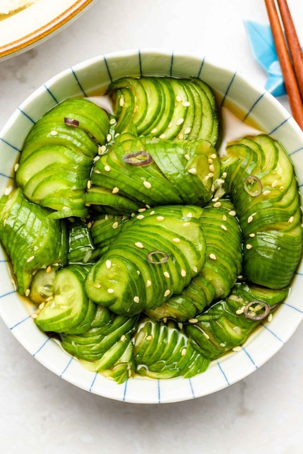 Jabara ponzu pickled cucumbers (ジャバラきゅうり)