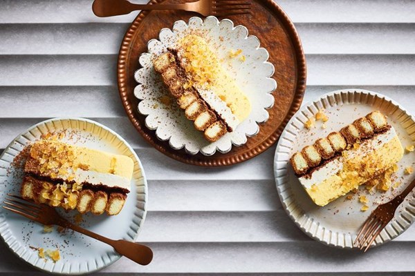 Jaci Koludrovic's tiramisu with orange curd and mascarpone mousse